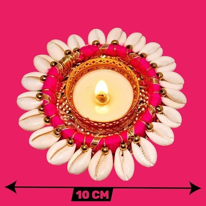 π Cowrie Shell Tealight Holder β¨