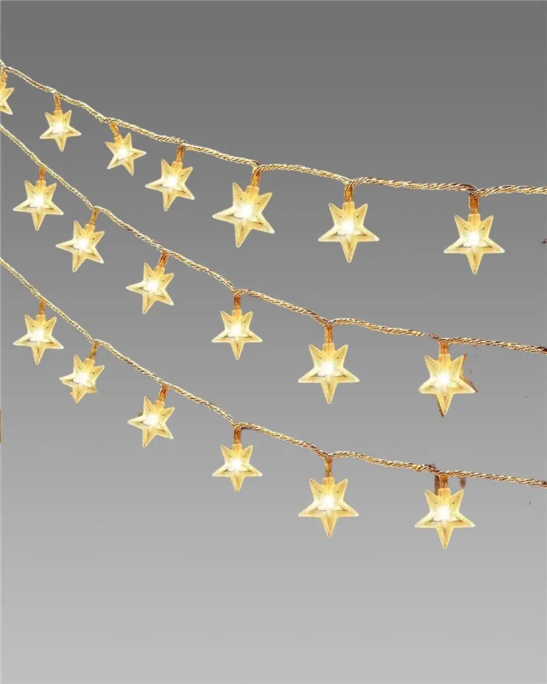 π Warm White Star Fairy Lights β¨ Perfect Glow!