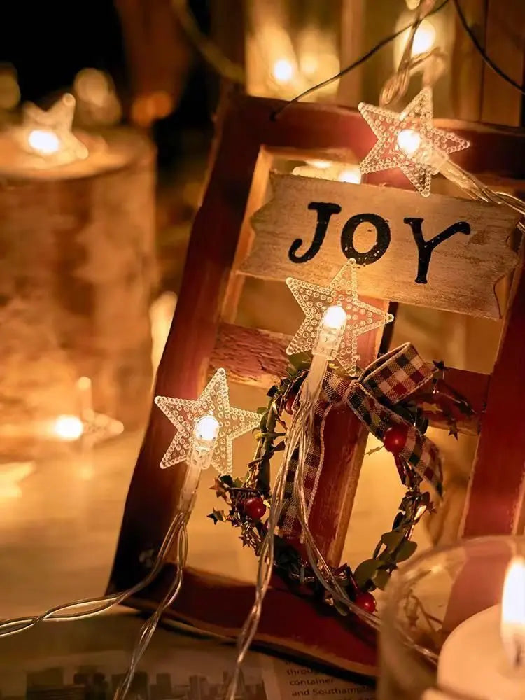 π Warm White Star Fairy Lights β¨ Perfect Glow!