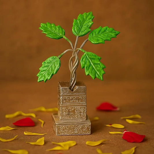 ✨ Handcrafted Tulsi Plant Idol - Perfect for Your Pooja Room