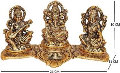 ✨ Laxmi, Ganesha & Saraswati Trio with Deepak 🪔