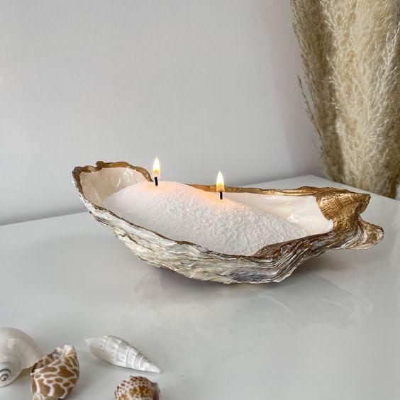 🕯️ DIY Pearl Soy Candles – 50 Wicks Included!