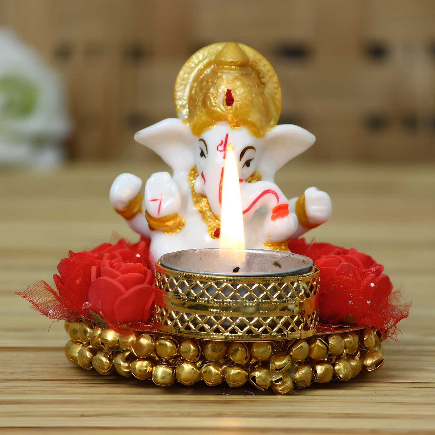 🕉️ Ganesha Tea Light 🪔✨