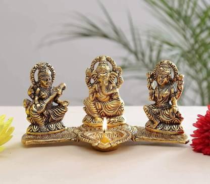 ✨ Laxmi, Ganesha & Saraswati Trio with Deepak 🪔