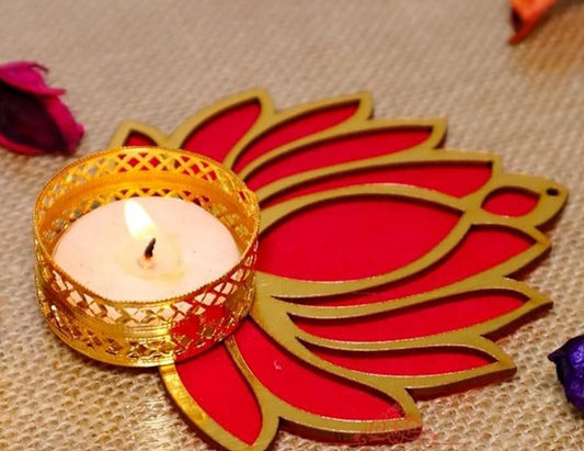 ✨ Handcrafted Lotus Tea Light Holders ✨