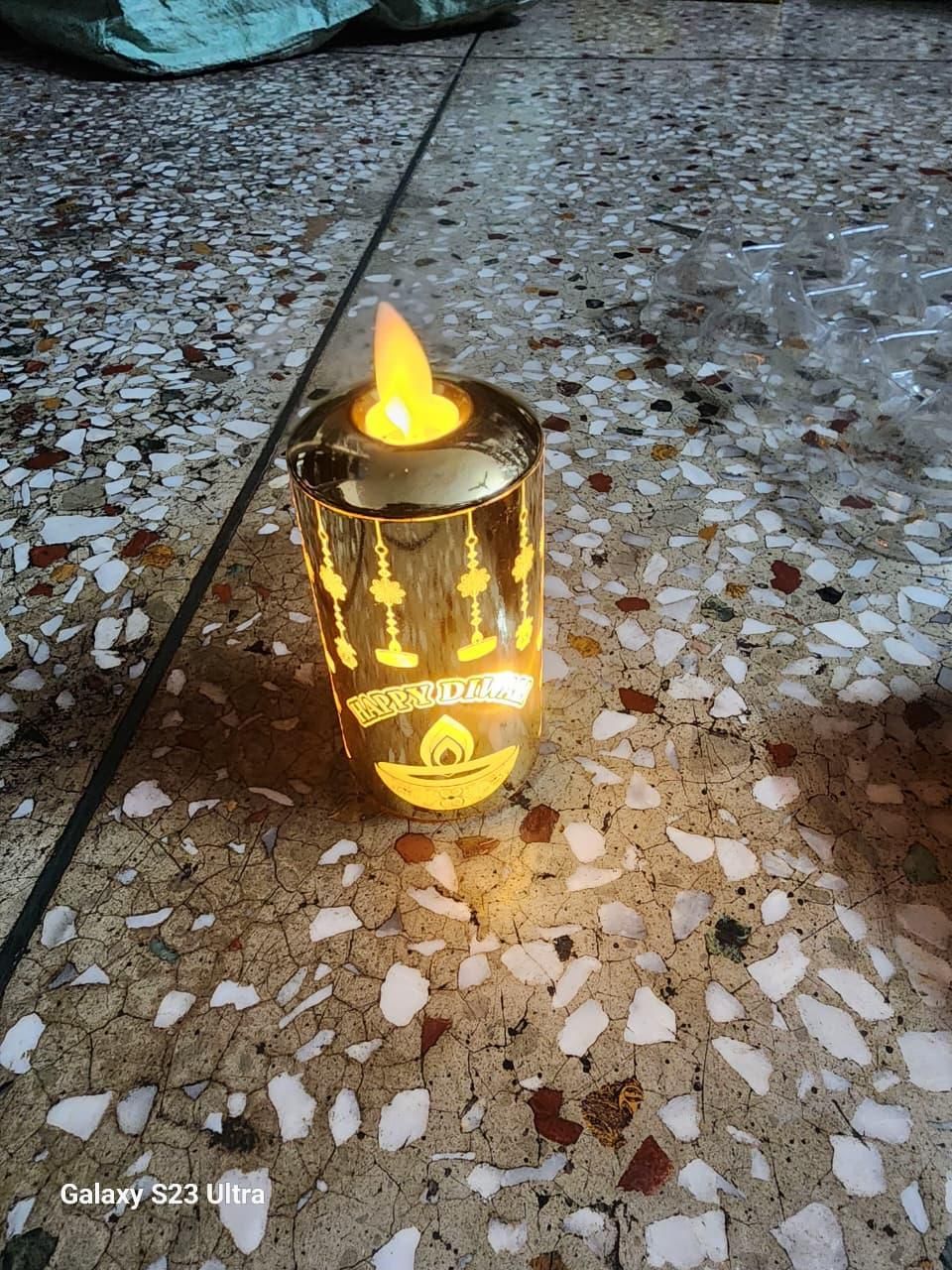 🪔✨ Real Flame LED Diyas – Festive Glow!