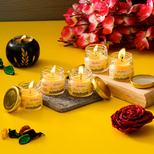 🍋 Lemongrass Scented Candles