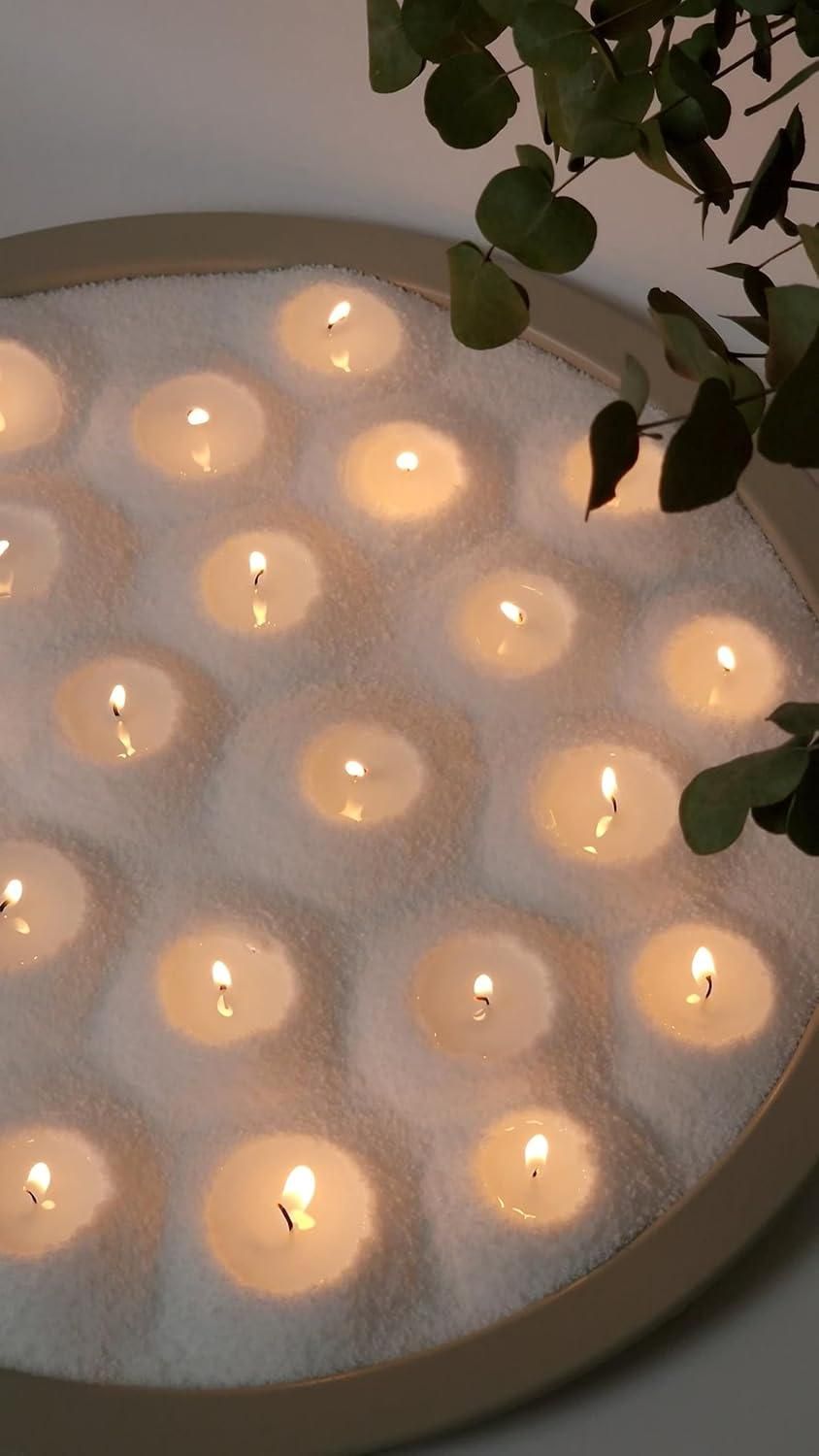 🕯️ DIY Pearl Soy Candles – 50 Wicks Included!