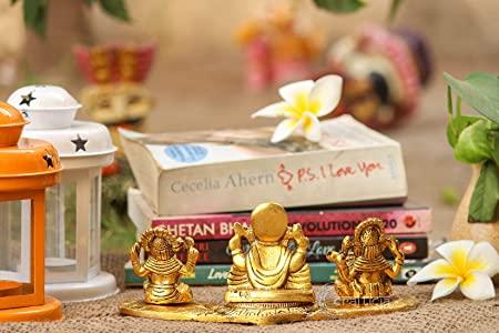 ✨ Divine Lakshmi Ganesh Saraswati Idol Set ✨
