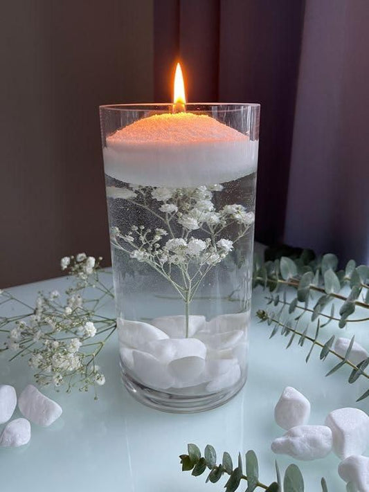 🕯️ DIY Pearl Soy Candles – 50 Wicks Included!