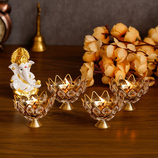✨ Glowing Lotus Tea Light 🪷