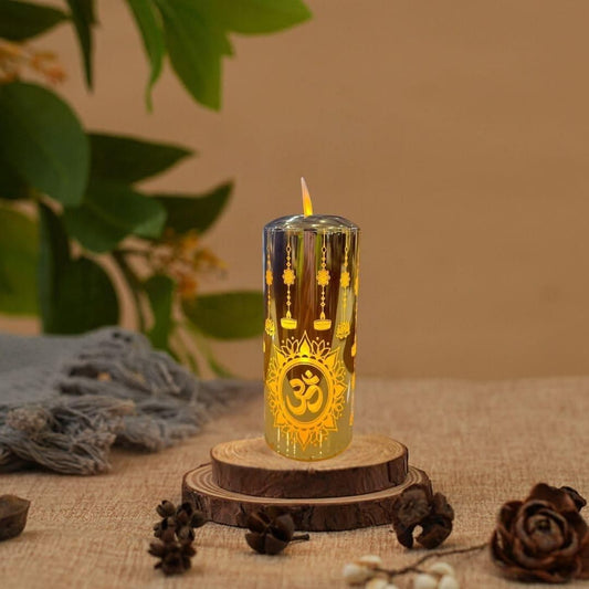 🪔✨ Real Flame LED Diyas – Festive Glow!