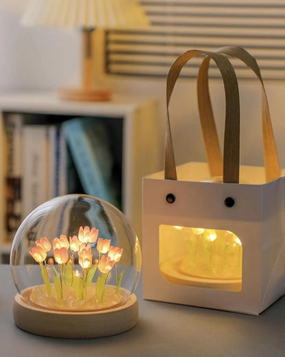 💡 DIY Tulip Lamp Kit – Handmade Glow for Your Home!