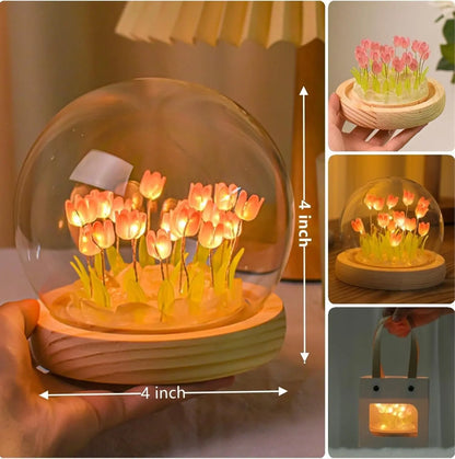 💡 DIY Tulip Lamp Kit – Handmade Glow for Your Home!