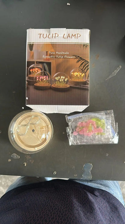 💡 DIY Tulip Lamp Kit – Handmade Glow for Your Home!
